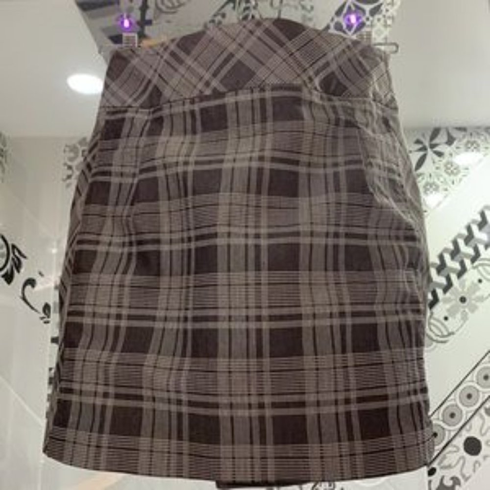 Made in 🇨🇦Gorgeous Pink Tartan Pleated Mini Skirt